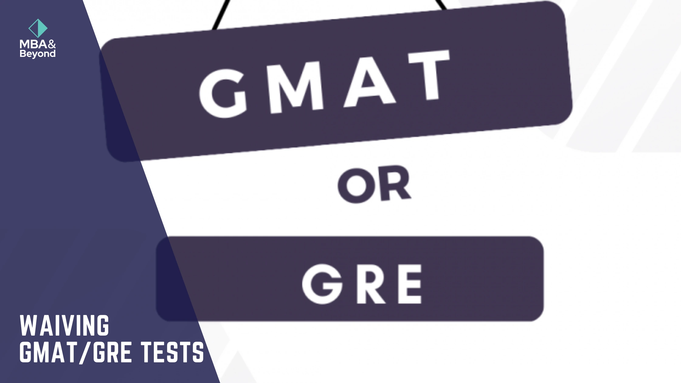 Waiving GMAT/GRE Tests