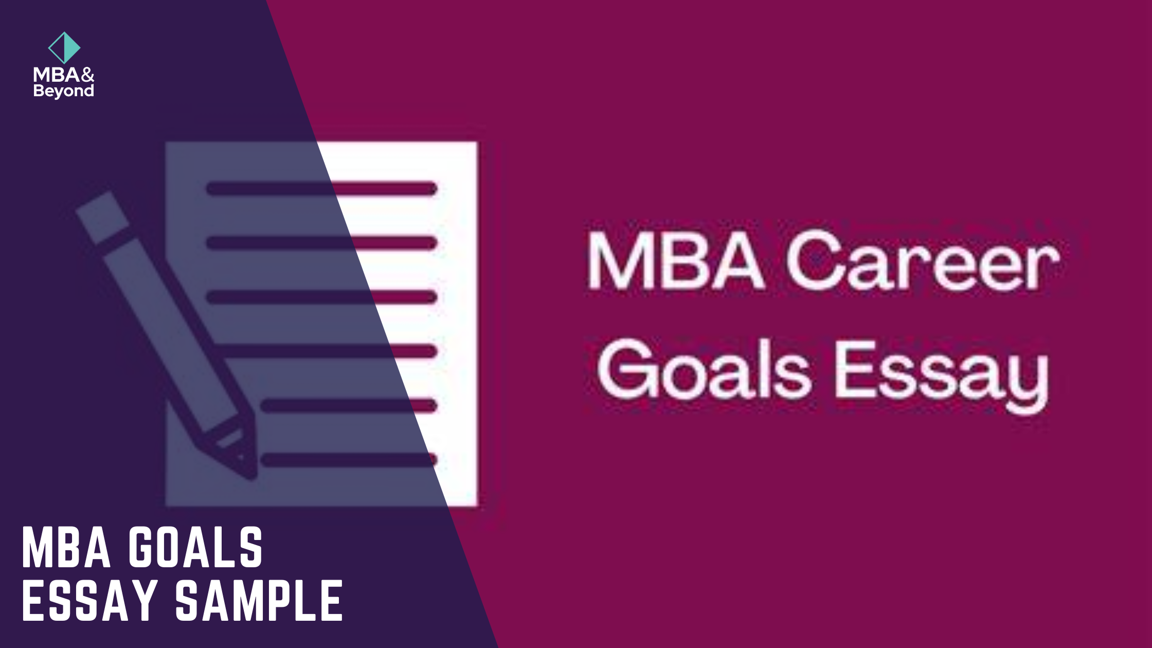 career aspirations mba essay